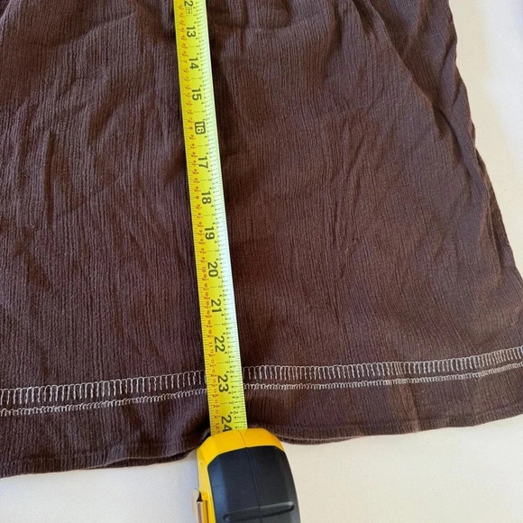 St. John’s Bay || Embroidered Gauzy Petite Blouse Top Medium - Picture 6 of 9